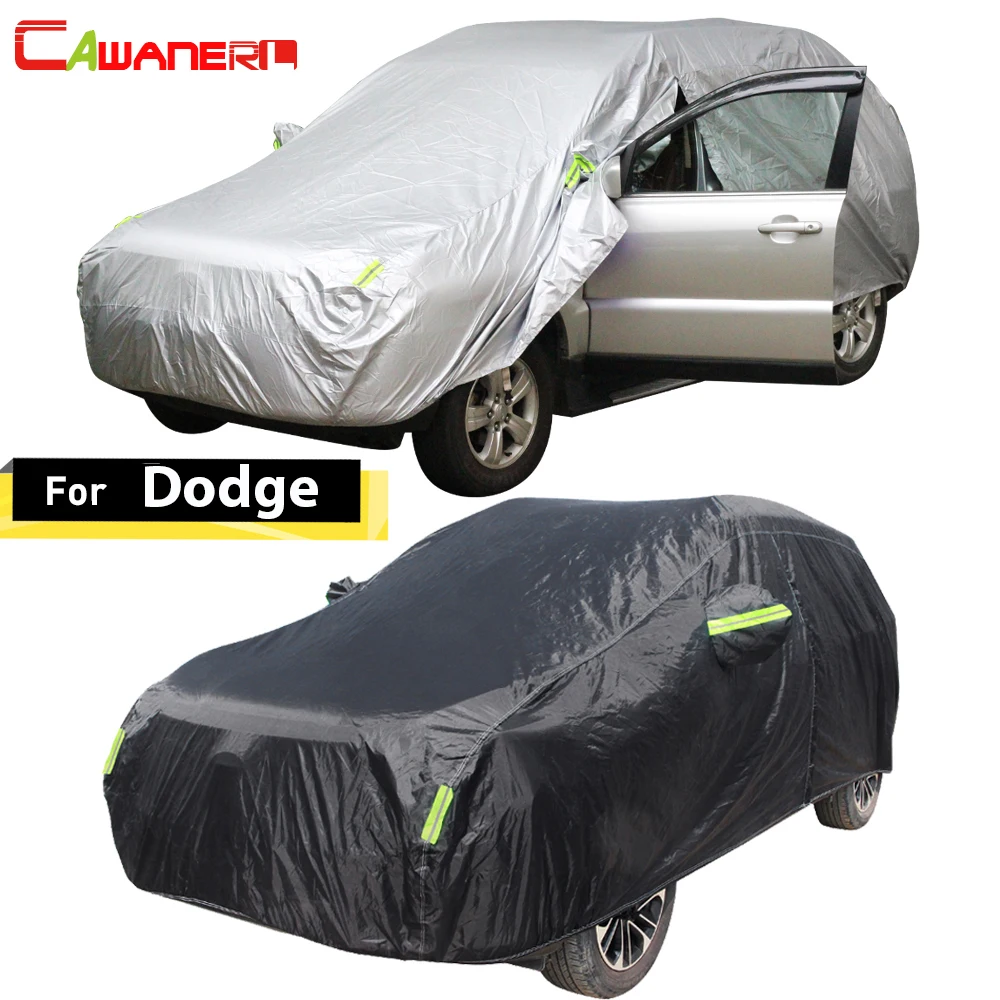 

Автомобильный чехол Cawanerl для Dodge Challenger путешествие Magnum Stratus Nitro Avenger водонепроницаемый автомобильный чехол с защитой от солнца дождя пыли снега