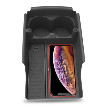 

Fast Charging Wireless Charger Accessories Car Inner Armrest Storage Box