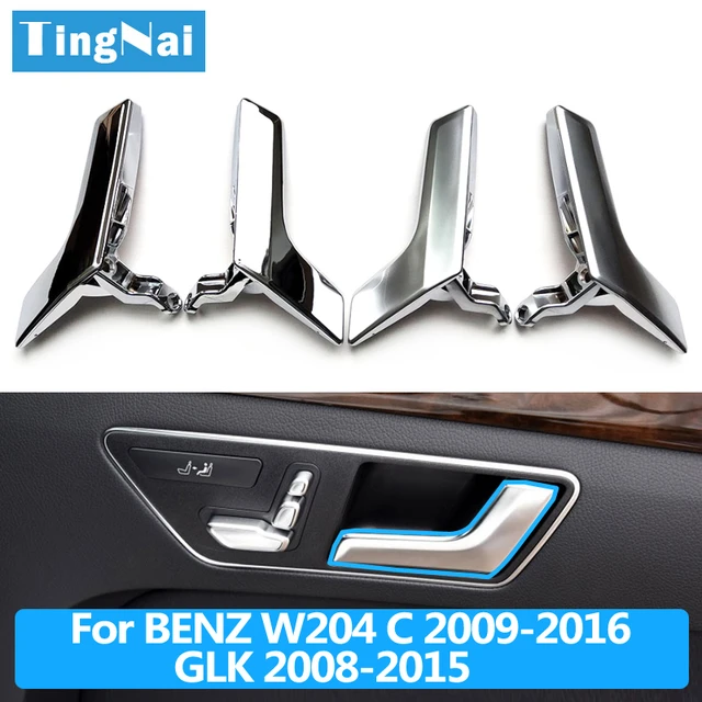 2 stücke/4 stücke satz innen chrom öffnung türgriff für mercedes benz w204  c klasse c180 c200 c300, glk250, glk300, glk350 - AliExpress