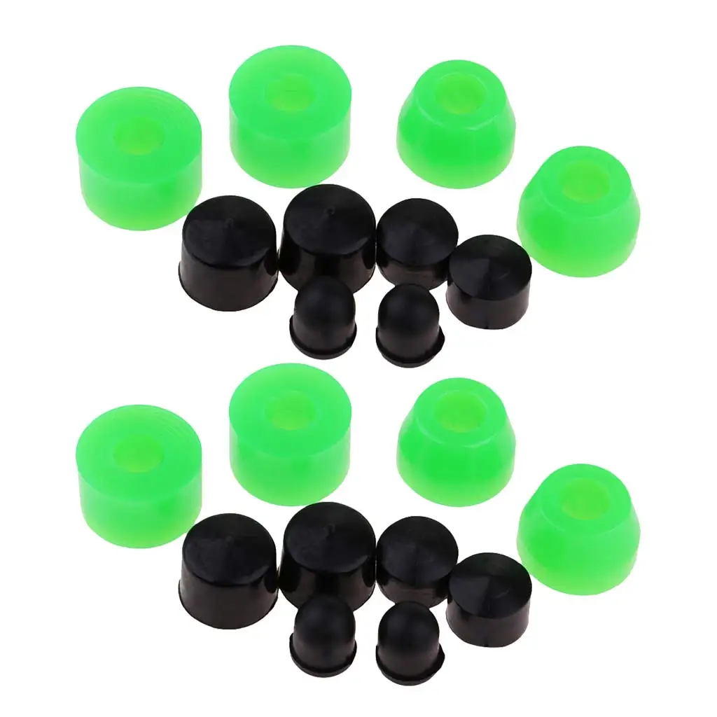 20 Pieces Replacement Skateboard Truck Bushing Set Longboard Rebuild Kit 85A Skateboard Truck Repair Bushings Accessories 20 Pieces Replacement Skateboard Truck Bushing Set Longboard Rebuild Kit 85A Skateboard Truck Repair Bushings Accessories