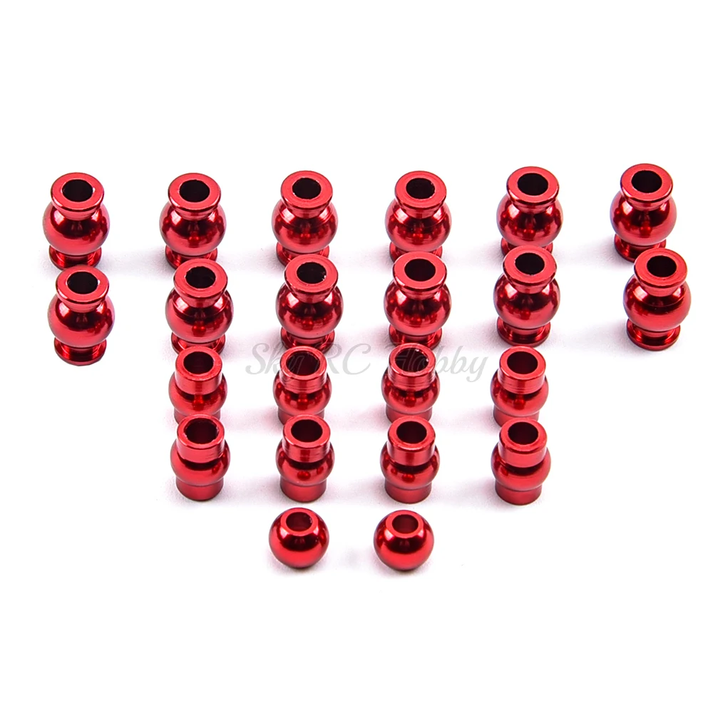 

22PCS Complete Aluminum Alloy Pivot Ball Head Set for Arrma 1/10 1:10 4x4 Granite Mega RC Car