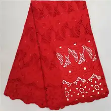 HL!(5 ярдов/комплект) Высокое качество хлопковое швейцарское кружево ткань Африканская кружевная вуаль плюс шифоновая блузка кружева для вечерние! J10702