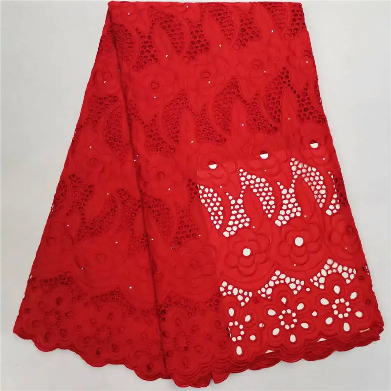 

HL!(5yards/set) high quality 100% cotton Swiss lace fabric African voile lace fabric plus chiffon blouse lace for party!J10702