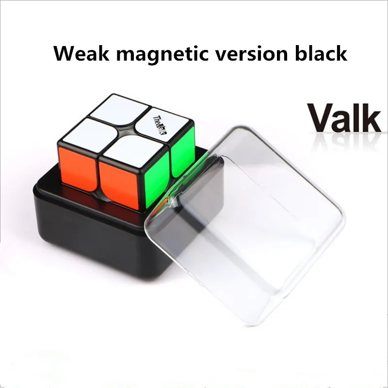 Qiyi 2x2x2 cube Valk 2 M Магнитный 2x2x2 скоростной куб valk2 M 2x2 Магнитный магический куб Qiyi 2x2 Cube valk2M 2x2 Puzzle Magic cubo - Цвет: Valk2 LM black