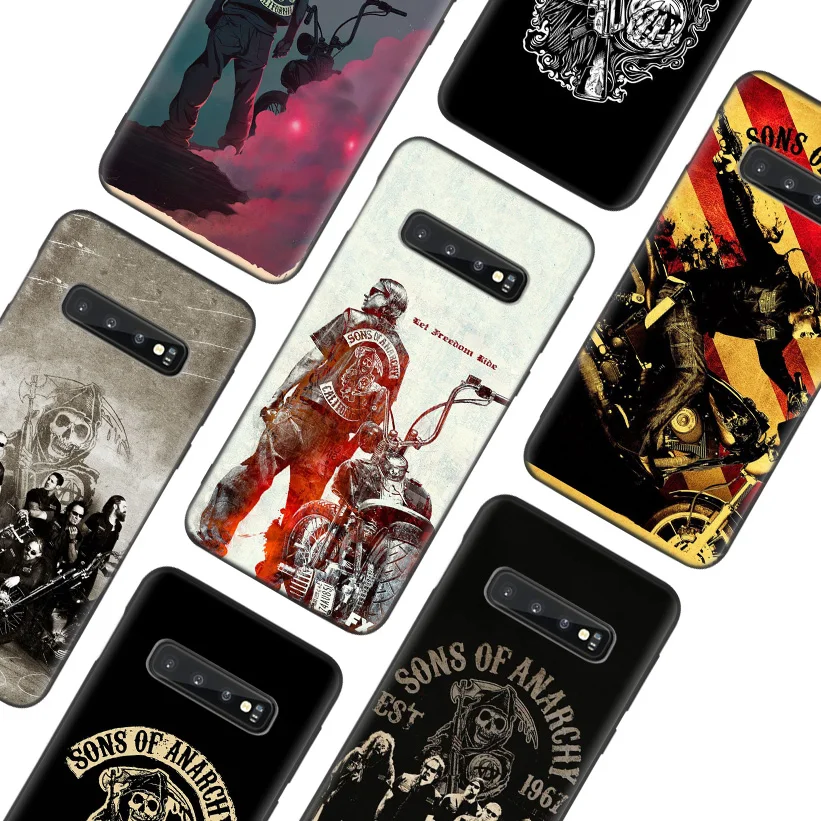 Американский ТВ Sons of Anarchy черная крышка чехол для телефона для samsung Galaxy A50S A10S A20S A10 A20E A30 A40 A50 A70 M40 M30S A80 Coque