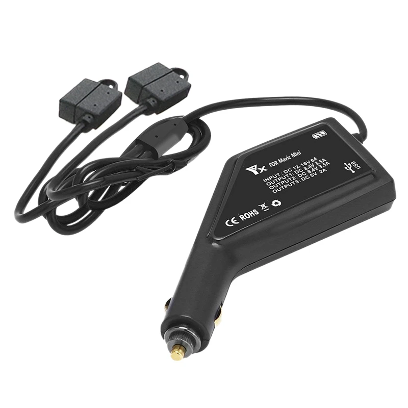 Best QNM AAAE Top-Car Charger Vehicle Outdoor Fast Multi Charging Battery Remote Control Power Charger Hub USB Port for DJI Mavic Mini Ac 