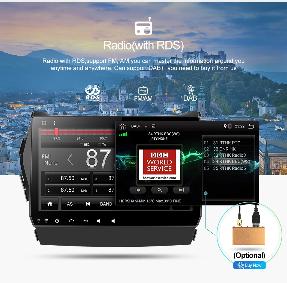 Excellent Uniway AIX459071 IPS android 9.0  car dvd for Hyundai IX45 Santa fe 2013  2014 car radio stereo navigation car dvd player gps 11