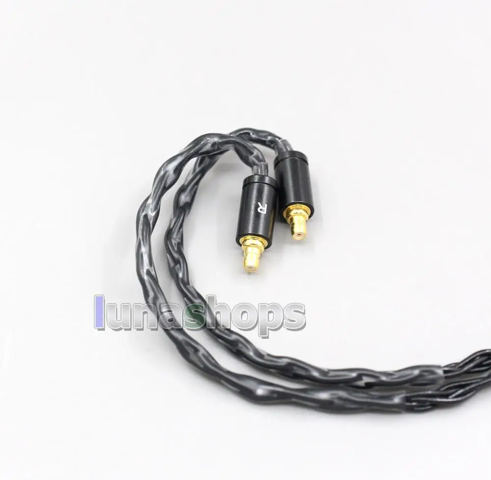 LN006460 2,5 мм 3,5 мм XLR сбалансированный 8 ядерный OCC Серебряный смешанный кабель для Sennheiser IE400 IE500 Pro