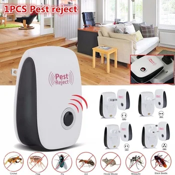 

Homes Ultrasonic Electronic Indoor Pest Reject Mosquito Rat Mice Insects Control Repeller