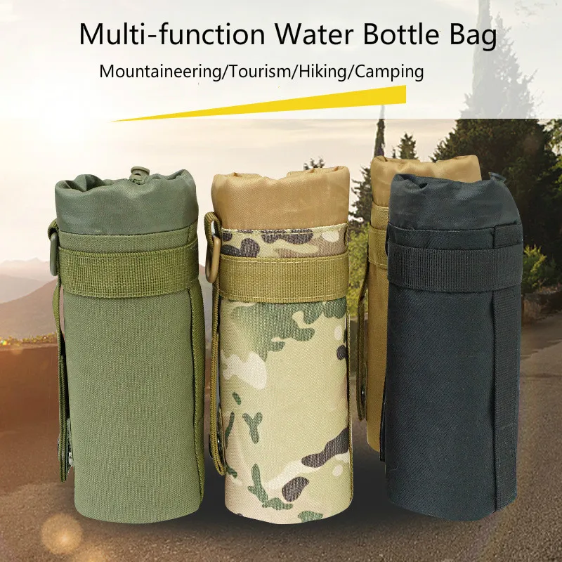 Bag Pouch-Bag Kettle Water-Bottle-Bag Tactical-Backpack Cycling-Bottle Molle-System Drawstring