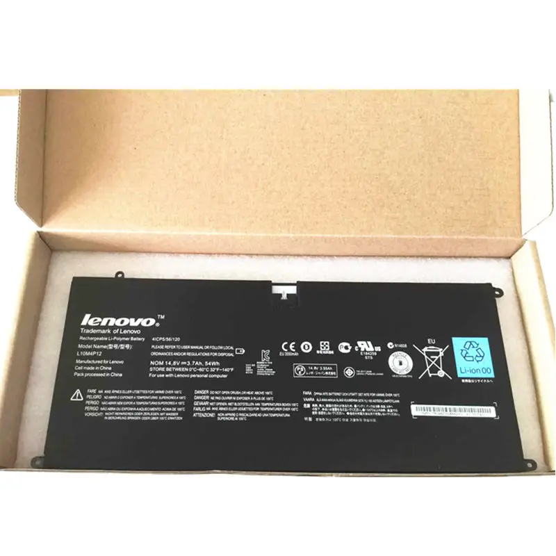 Ноутбук Замена литий-ионная батарея для LENOVO U300S U300 L10M4P12 Йога 13 14,8 v 54wh