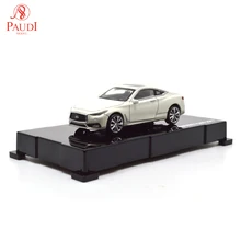 Модель Paudi 1/64 1: 64 весы Infiniti Q60 белый литье под давлением Модель автомобиля игрушки подарки для мальчиков и девочек