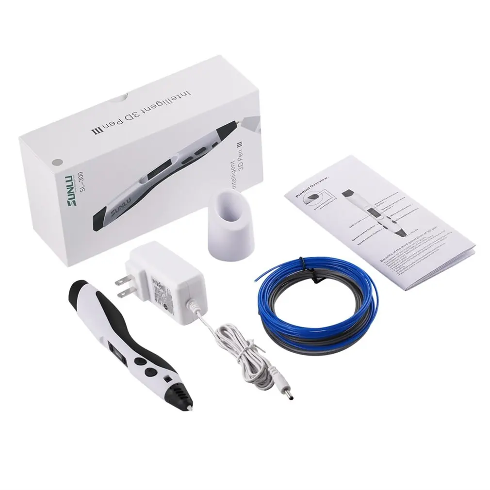

SL-300 Professional Intelligent 3D Printing Pen with OLED Display Stimulate Children's Imagination and Practical Ability