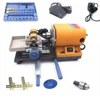 Beeswax Punching Machine Stepless Speed Regulation Multifunctional Bead Walnut Hole Puncher Drilling Tools Processing Equipment home small diy jade beeswax buddha beads hole puncher drilling machine hole punch electric high power pearl punching tools