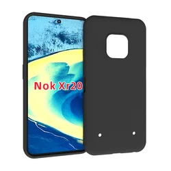 Black Matte Non-Slip Skid-Proof Soft TPU Transparent Silicone Clear Case Cover for TPU (Black)