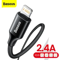 Baseus-Cable USB de carga rápida para móvil, cargador de datos para iPhone 13, 12, 11 Pro, Max, X, XR, XS, 8, 7, 6s, 6, iPad