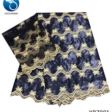 LIULANZHI бязь брокад ткань с вышивкой хлопок ткань Riche Горячая Африканский платье Базен XB79