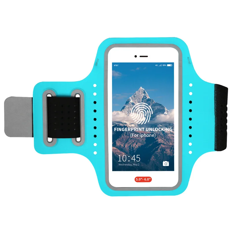 

Hot Selling Outdoor Running Mobile Phone Armstrap Sports Thumb Hand Armband Waterproof Anti-Theft Customizable Wrist Wrap Arm Ba
