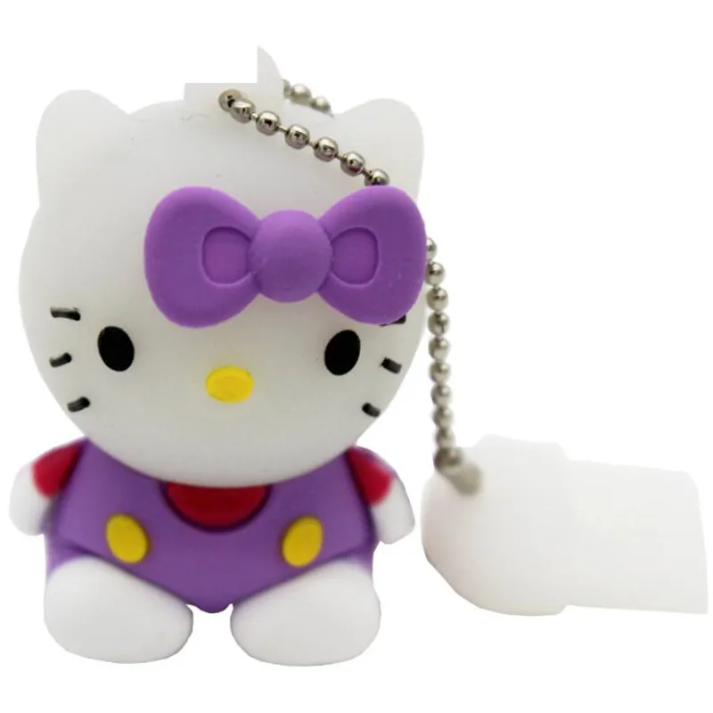 purple JASTER Очаровательная hello kitty мини USB флеш-накопитель пять цветов Memoria USB 4 ГБ 8 ГБ 16 ГБ 32 ГБ 64 ГБ USB 2,0 флешки U Stick - Цвет: purple