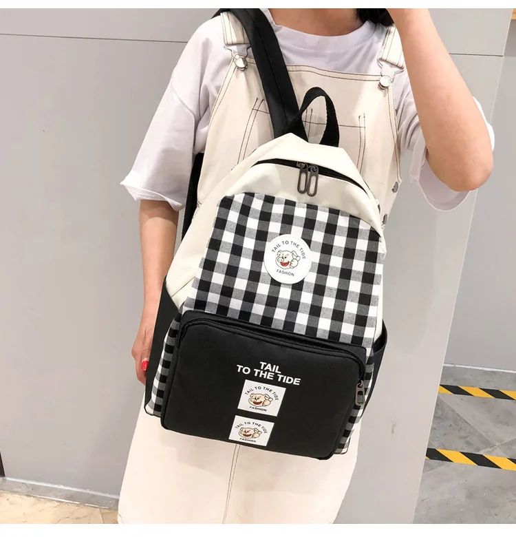 JIULIN рюкзак школьный-сумка через плечо Mochila для девочек-подростков женская мода