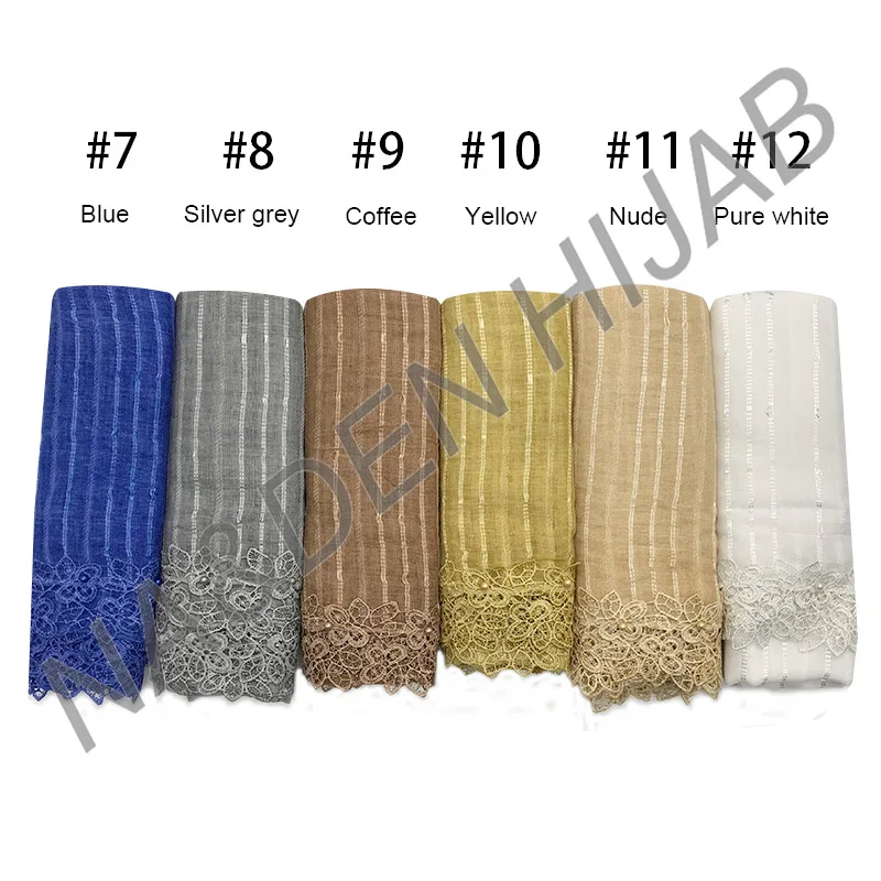 Classical Retro Print Scarf Pearls Lace Women Autumn Paris Yarn Shawl Wrap Soft Voile Scarf Ladies Long Scarves Stoles Hijab