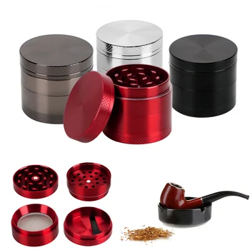 

NICEYARD Herb Cutter 4-layer Spice Weed Cutter Cigarette Accessories Zinc Alloy Tobacco Grinder Smoking Pipe Accessories