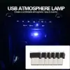 5V USB Mini LED Car Atmosphere Light Vehicle Interior Roof Neon Ambient Night Lamp Pluggable for Home PC Notebook Decor 4