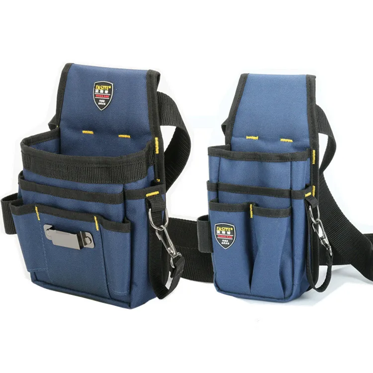 

2019 new small size large tool bag woodworking nails pocket canvas multi-purpose electrician special maintenance package
