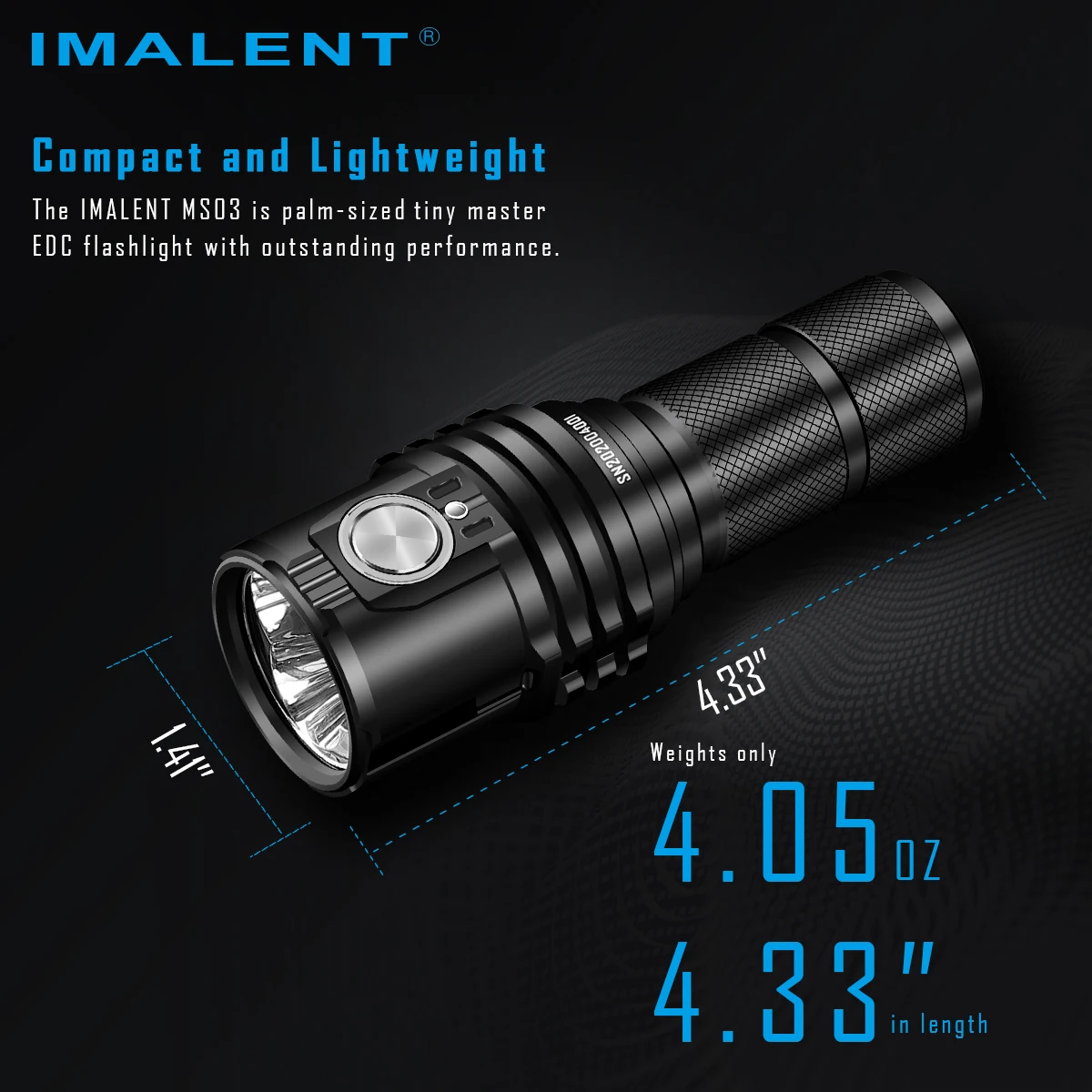 IMALENT MS03 13000 Lumens 3x 42W LEDS Powerful Mini