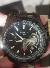 WLISTH-reloj deportivo para hombre, cronógrafo de pulsera, de acero inoxidable, resistente al agua, con caja de reloj de cuarzo grande con indicadores luminosos, nuevo