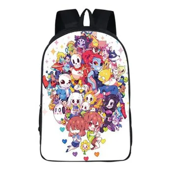 

Anime Undertale Backpack for Teenage Girls Boys Book Bag Sans Women mochila Men Travel Bag Undertale Children School Backpacks