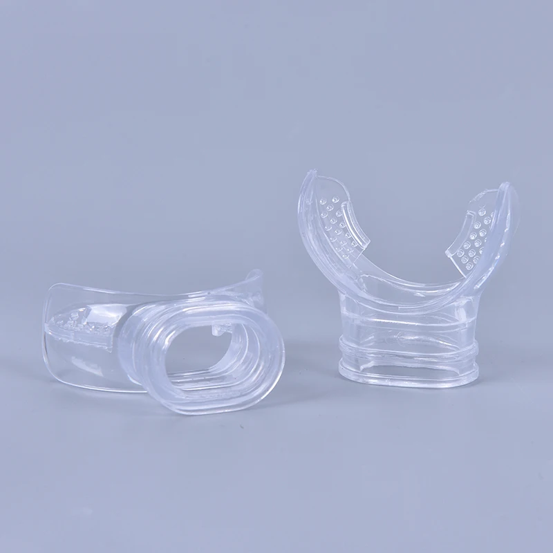 Transparent Silicone Diving Dive Tube Snorkel Mouthpiece Regulator TOP UWUK 