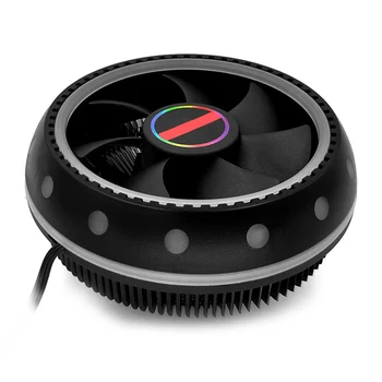 

CPU Cooler Desktop Host Mute Universal RGB Color Lighting Computer Cooling CPU Fan 117*117*65mm EM88