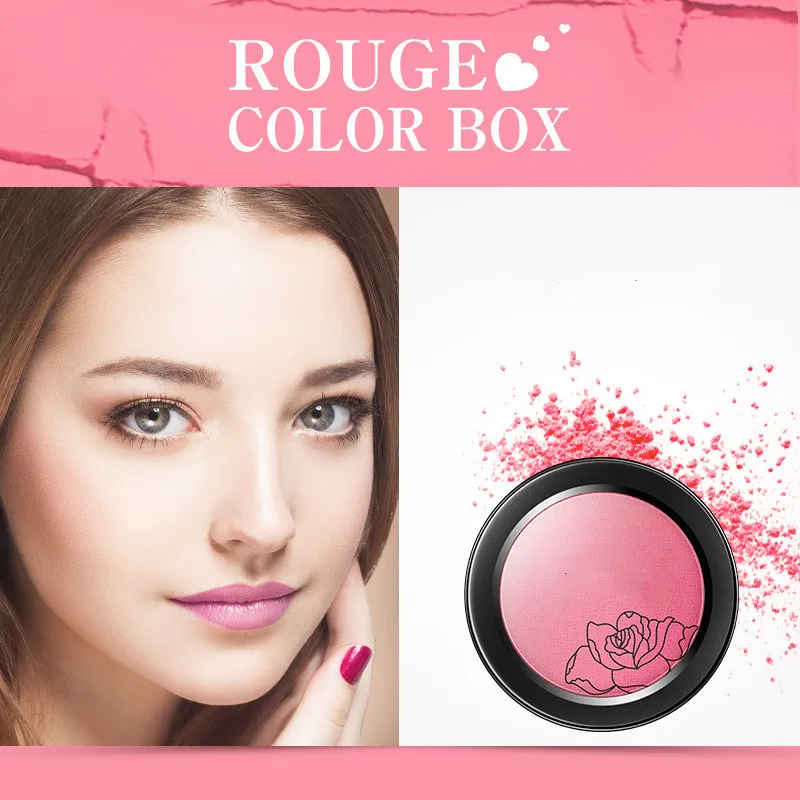 Hot 1 Pc Cream Blush Baked Cheek Face Blusher Texture Baked Blush Face Base Mineral Blusher Palette Blush Makeup