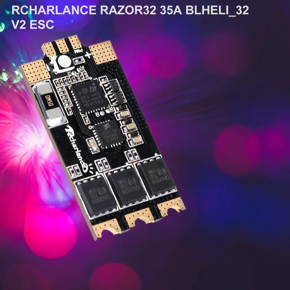 Razor32 V2 35A Blheli_32 3-6 S Dshot1200 Esc W/Rgb Led и датчик тока двунаправленный для Rc Fpv гоночный Дрон Квадрокоптер