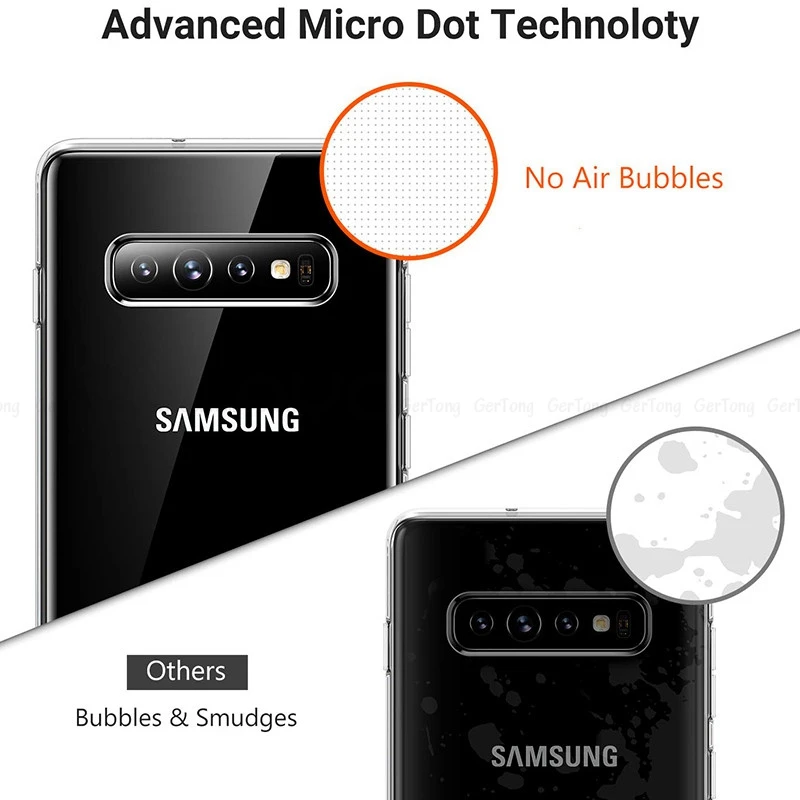 Прозрачный мягкий чехол для телефона samsung Galaxy S10 Plus HD из ТПУ для samsung Galaxy S10e S10 e S 10+ S 10e