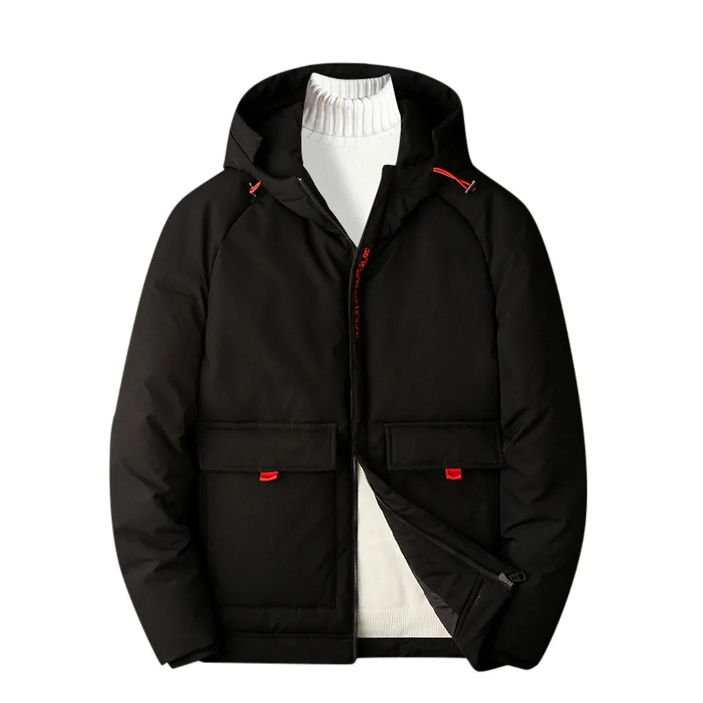 Chaqueta hombre jaqueta masculino, зимнее пальто, мужское осеннее толстое пальто, повседневная бейсбольная форма со стоячим воротником, куртка casaco