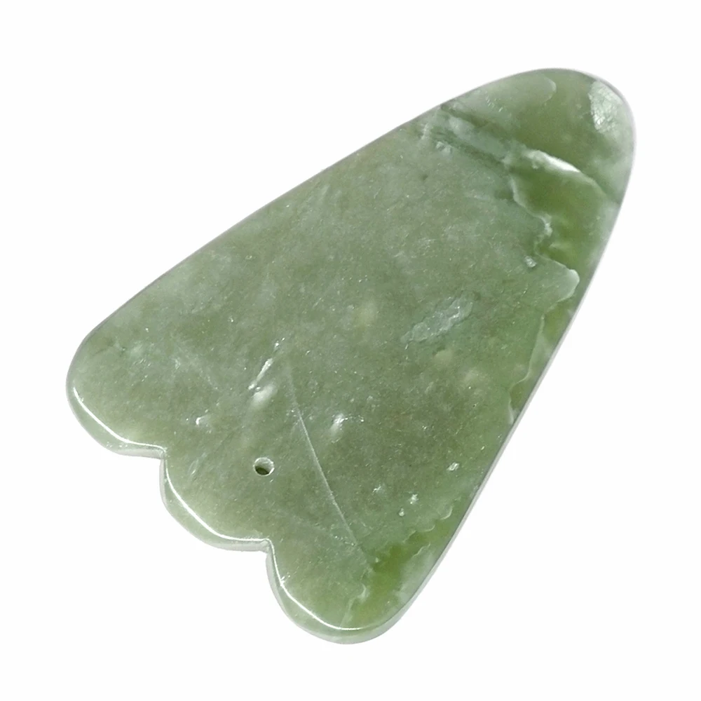 Jade Gua Sha соскабливающий массажный инструмент массажер для тела Когтеточка Guasha stone SPA buffalo скребок для ухода за лицом, против морщин