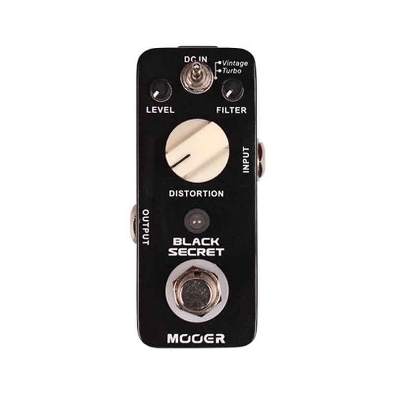 Mooer Black Secret микро мини педали классическое искажение звуковая педаль эффектов для электрогитары True Bypass аксессуары для гитары