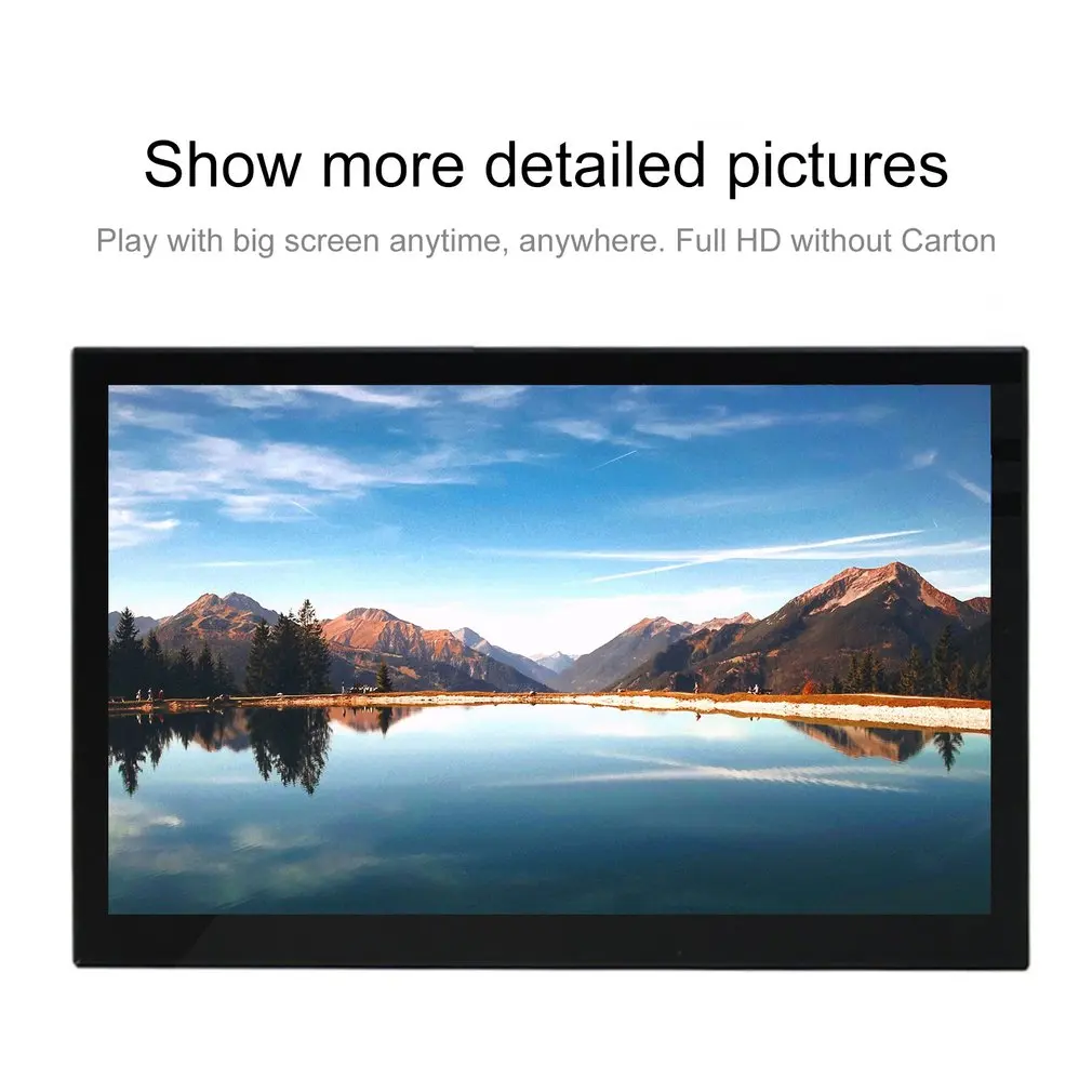  13.3 inch Portable Monitor HDMI 1920x1080 HD IPS Display Computer LED Monitor with Leather Case for