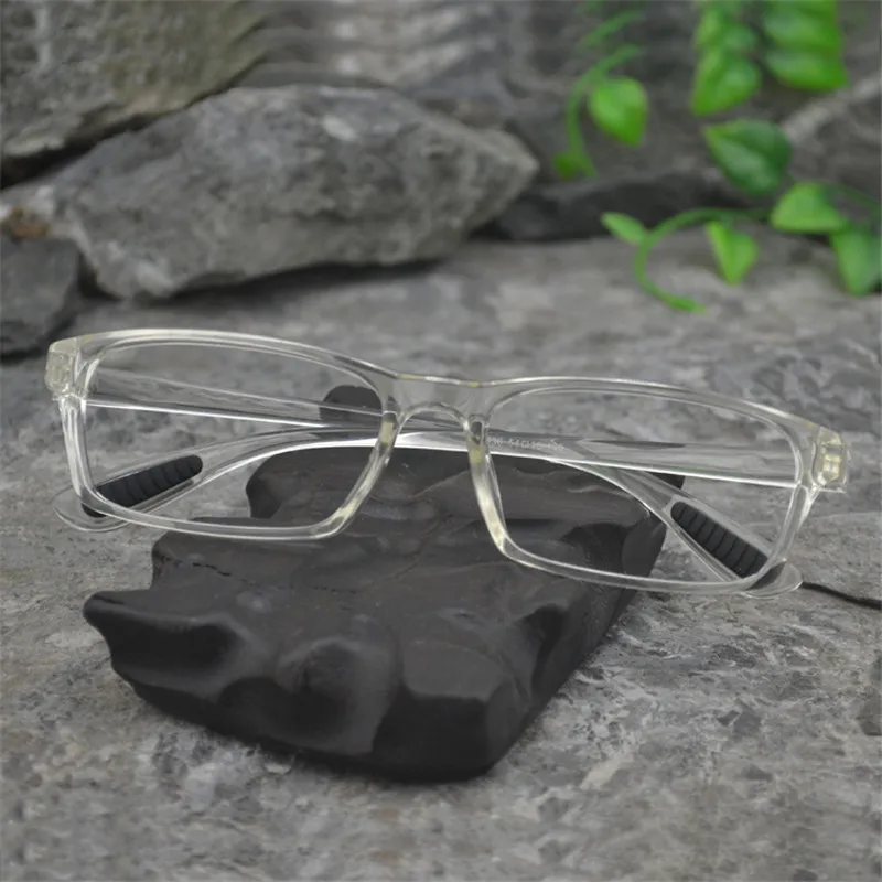 CUBOJUE прозрачные очки для мужчин и женщин TR90 оправы для очков мужские и женские Рецептурные очки Оптические прозрачные линзы нерд очки - Цвет оправы: Прозрачный