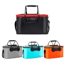 EVA Рыболовная Сумка, переносная складная коробка для живой рыбы, рыболовное ведро для кемпинга, контейнер для воды, поддон, снасти, сумка для хранения