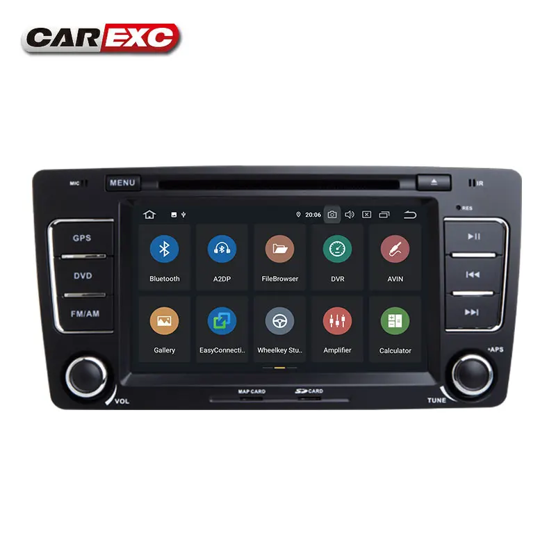 Flash Deal 7 Inch Android 9.0 Octa Core Car DVD Player For SKODA/Octavia 2009-2013 Canbus WIFI GPS Navigation BT Radio USB FM Carplay 2
