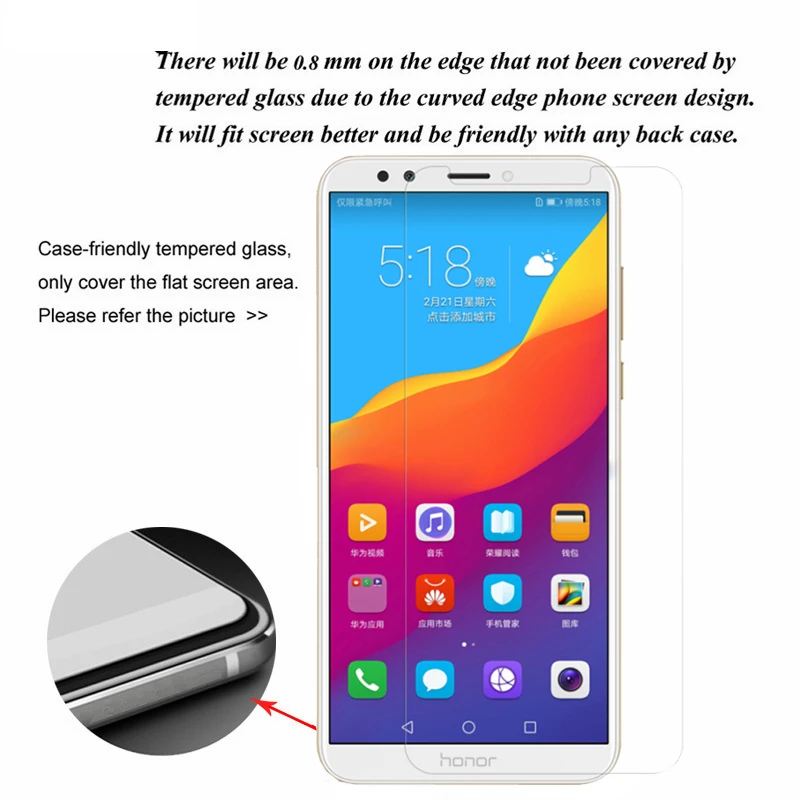 Smartphone 9H Tempered Glass for Elephone U2 GLASS Protective Film ON Elephone U2  6.26