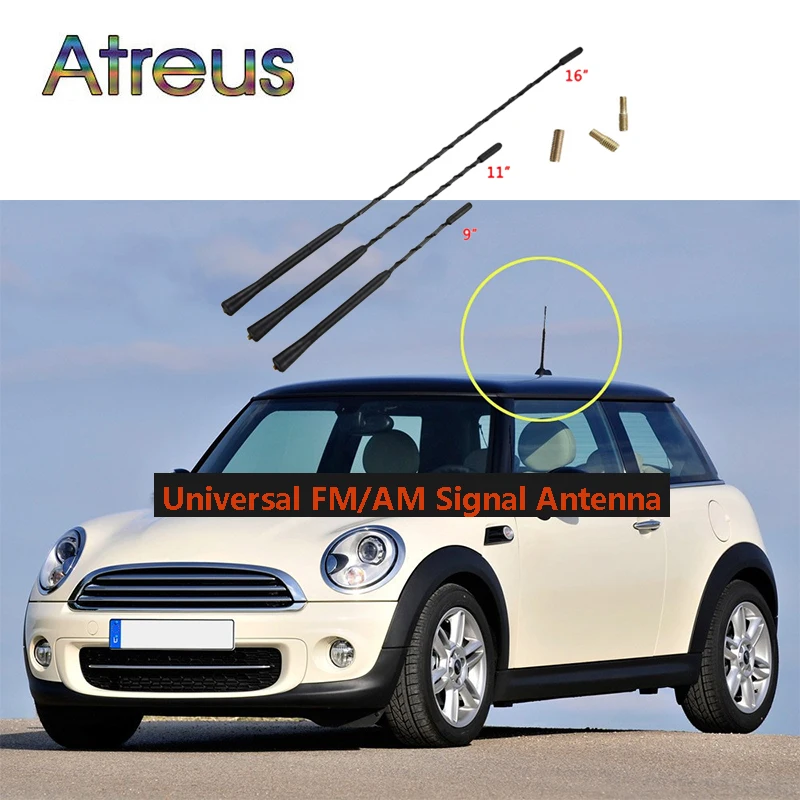 Antenna Di Segnale Fm/Am Da 9/11/16 Pollici Car Roof Mast Whip Stereo Radio Per Suzuki Swift Jimmy Volvo Xc90 S60 V40 Xc60 Jeep Renegade