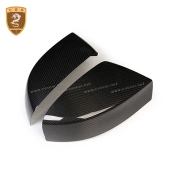 

Fashion Carbon Fiber Mirror Cover For Maserati Quattroporte Ghibli 2016 2017 2018 Add on Style Rearview Mirror Cover Car Styling