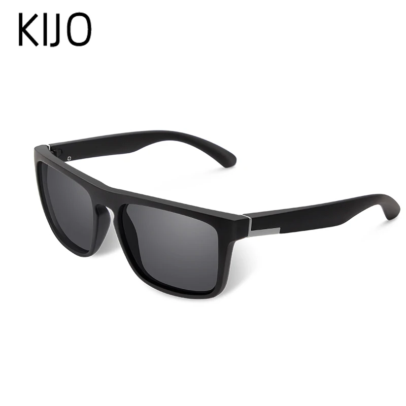 

Men's UV Protection Polarized Sunglasses Retro Driving Driver Black Goggles Glasses Rectangular Shadow Men's Oculos masculino