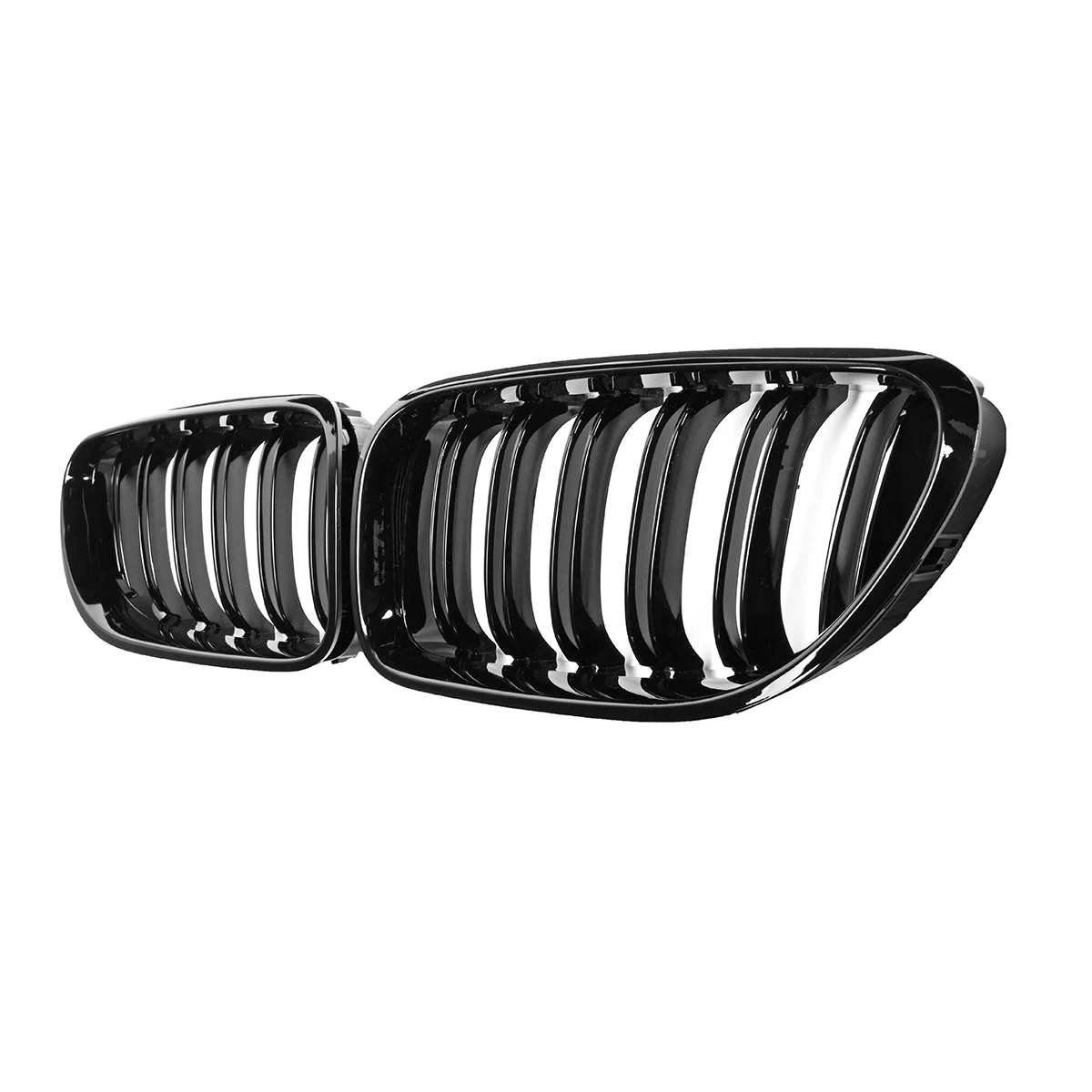 

2PCS 2-Slat ABS Gloss Black Kidney Racing Grille For BMW 2012 2013 2014 2015 2016 2017 M6 640i 650i F06 F12 F13 Car accessories
