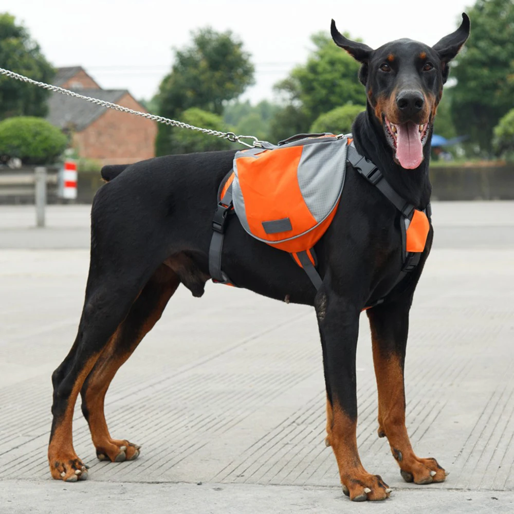 Сумка-седло для собак на открытом воздухе, накладной рюкзак для собак, сумка-переноска для больших собак, Путешествий, Походов, Кемпинга, D30