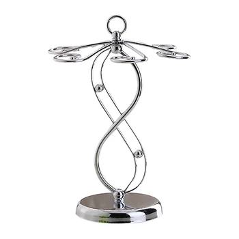 

Stainless Steel Wine Glass Hanger, Elegant Glass Drying Rack/Wine Glasses Rack/Stemware Holder Storage With 6 Hooks For Multiple